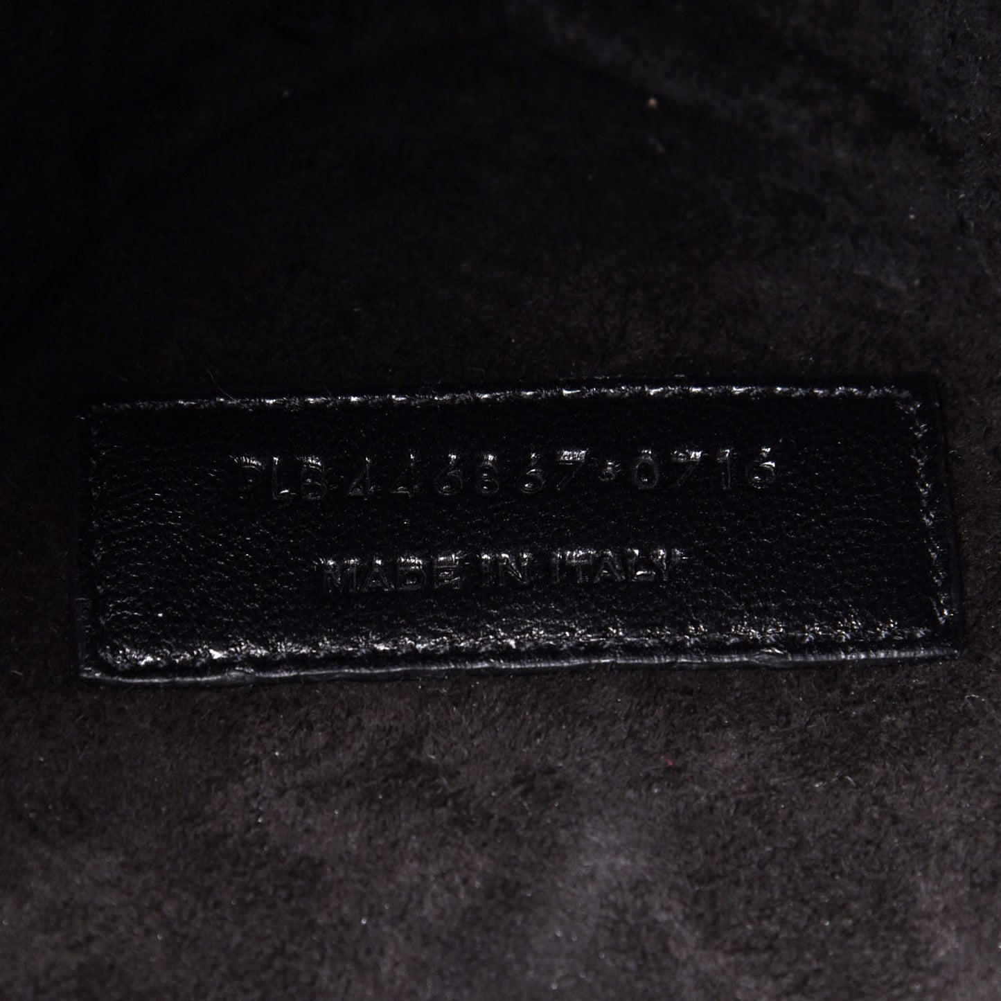 Patent Small Monogram Love Shoulder Bag Black