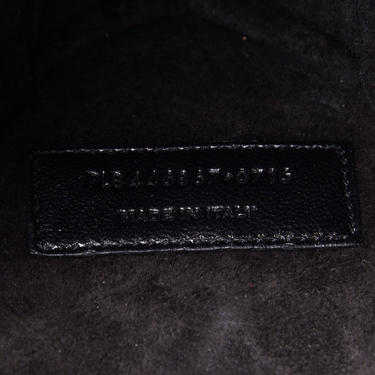 Saint Laurent Patent Small Monogram Love Shoulder Bag Black 6 of 9