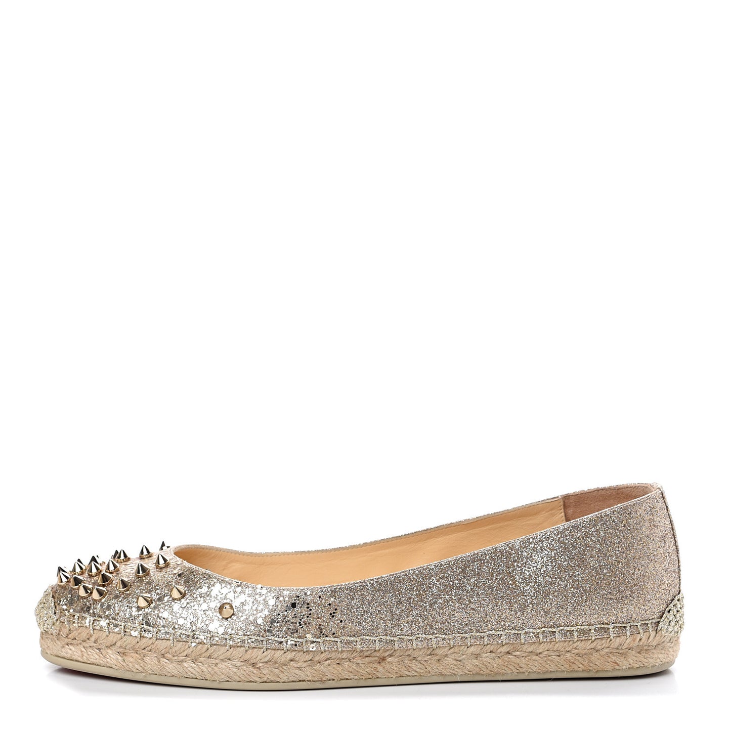 Glitter Aliochette Espadrilles 40 Gold