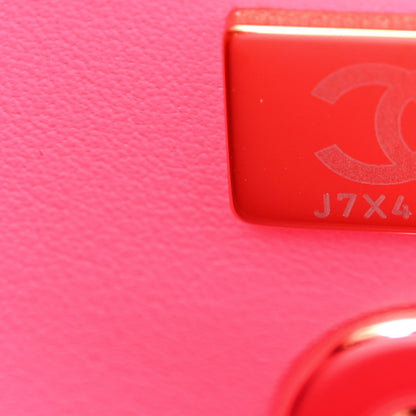 Chanel Caviar Quilted Mini Coco Handle Flap Rose 7 of 11