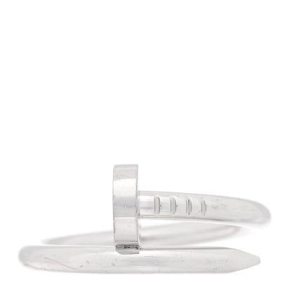 Cartier 18K White Gold Juste Un Clou Ring 57 8 1 of 6