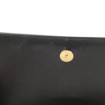 Saint Laurent Grain De Poudre Small Monogram Kate Satchel Black 12 of 12