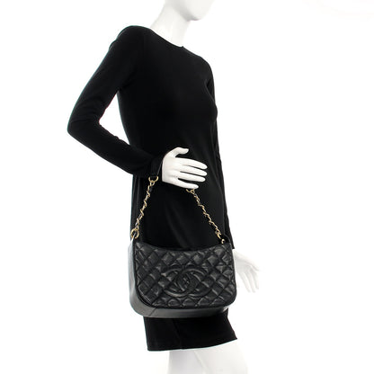 Chanel Caviar Quilted Hobo Black 2 of 8