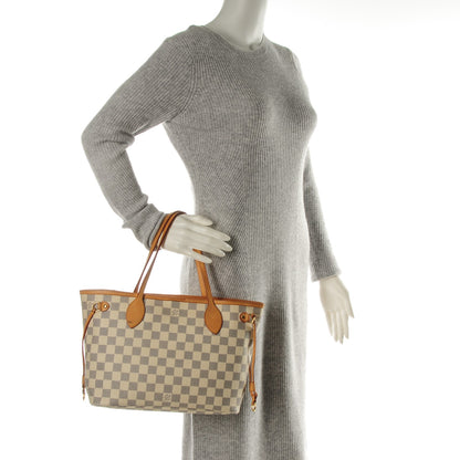 Louis Vuitton Damier Azur Neverfull PM 2 of 10