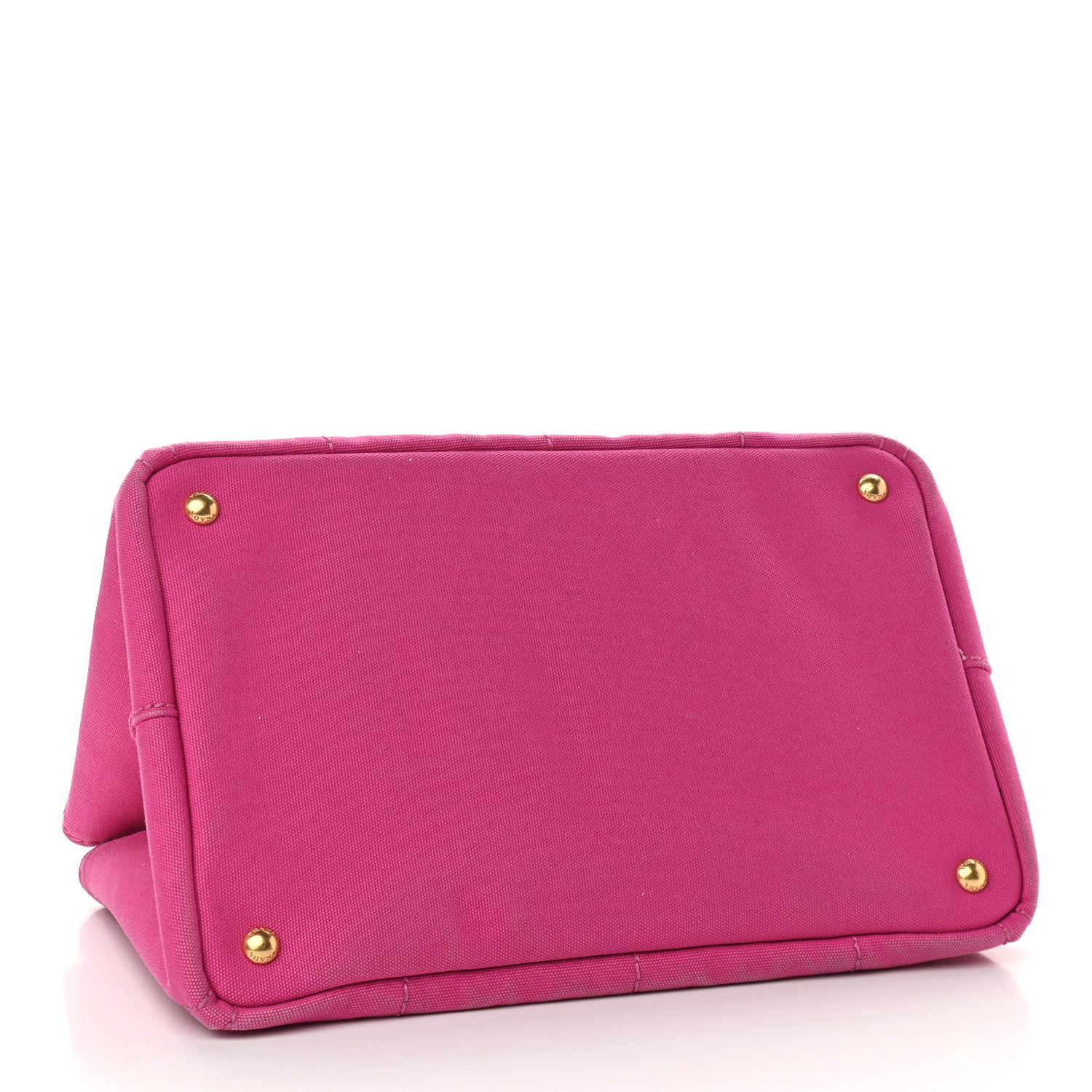Prada Canapa Small Logo Shopping Tote Fuxia 4 of 8
