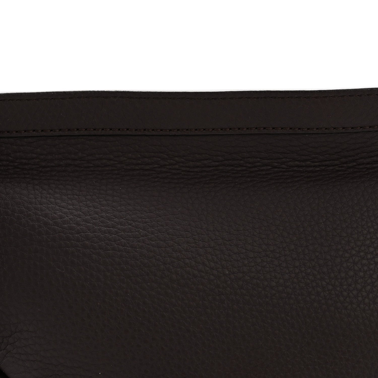 The Row Grained Calfskin Small Slouchy Banana Bag Aubergine 8 of 11