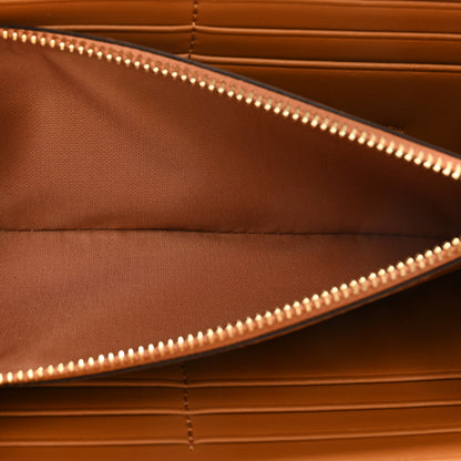 MCM Visetos Large Zip Around Wallet Cognac 6 of 11