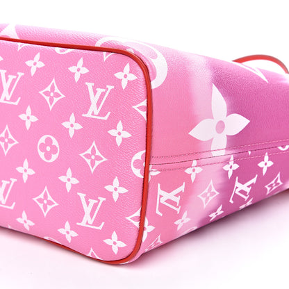 Louis Vuitton Monogram Escale Neverfull MM Rouge 9 of 10