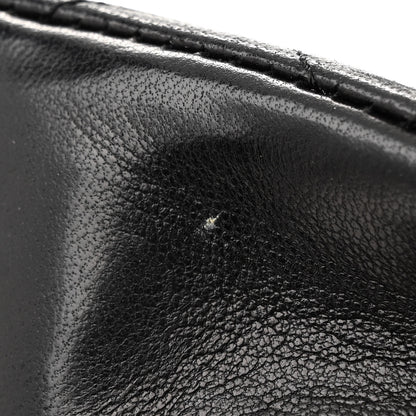 Chanel Lambskin Quilted Medium Double Flap Black 12 of 14