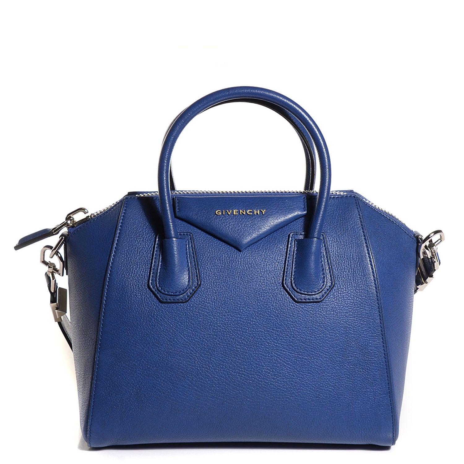 Givenchy Sugar Goatskin Small Antigona Midnight Blue 1 of 10