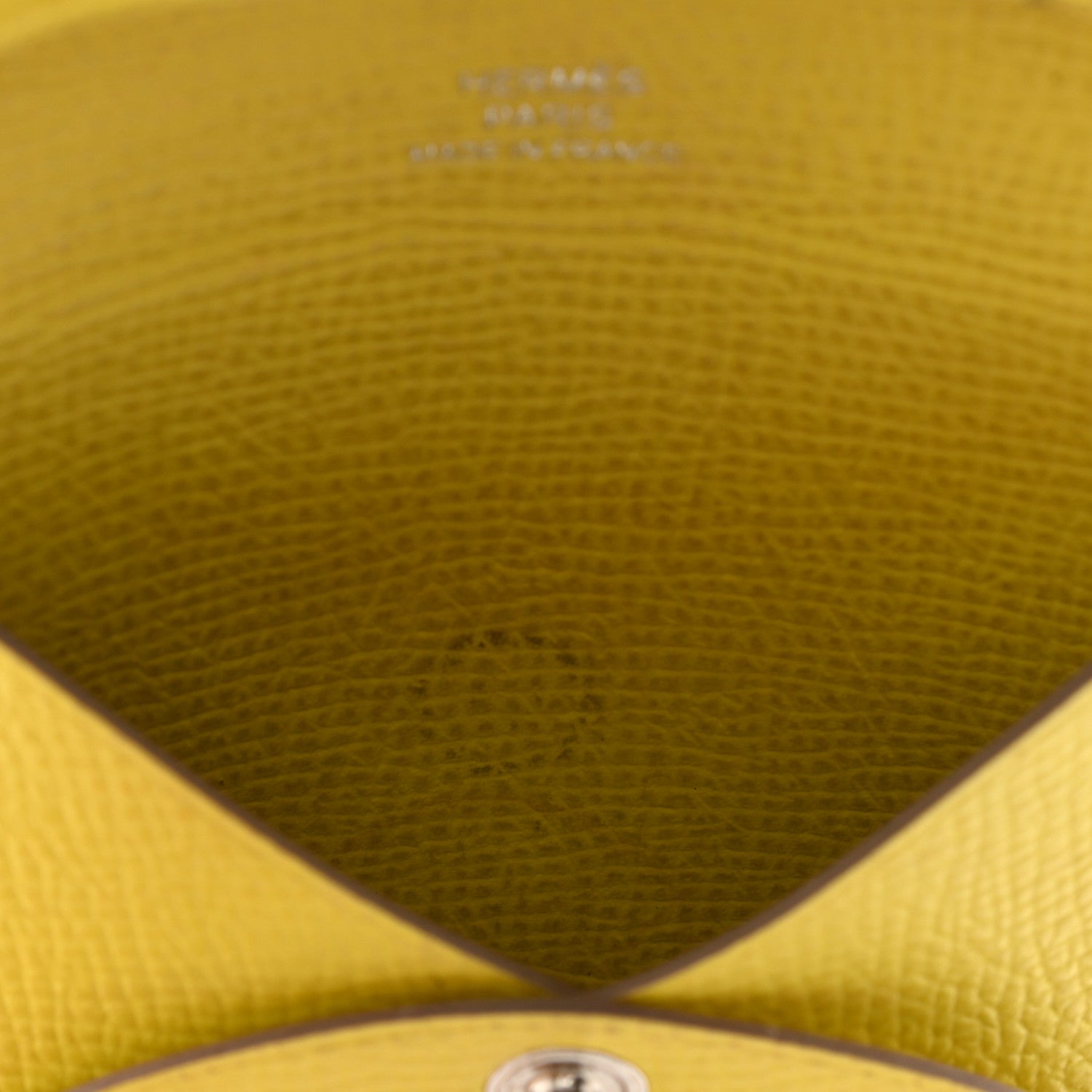 Hermes Epsom Bastia Coin Purse Lime 7 of 8