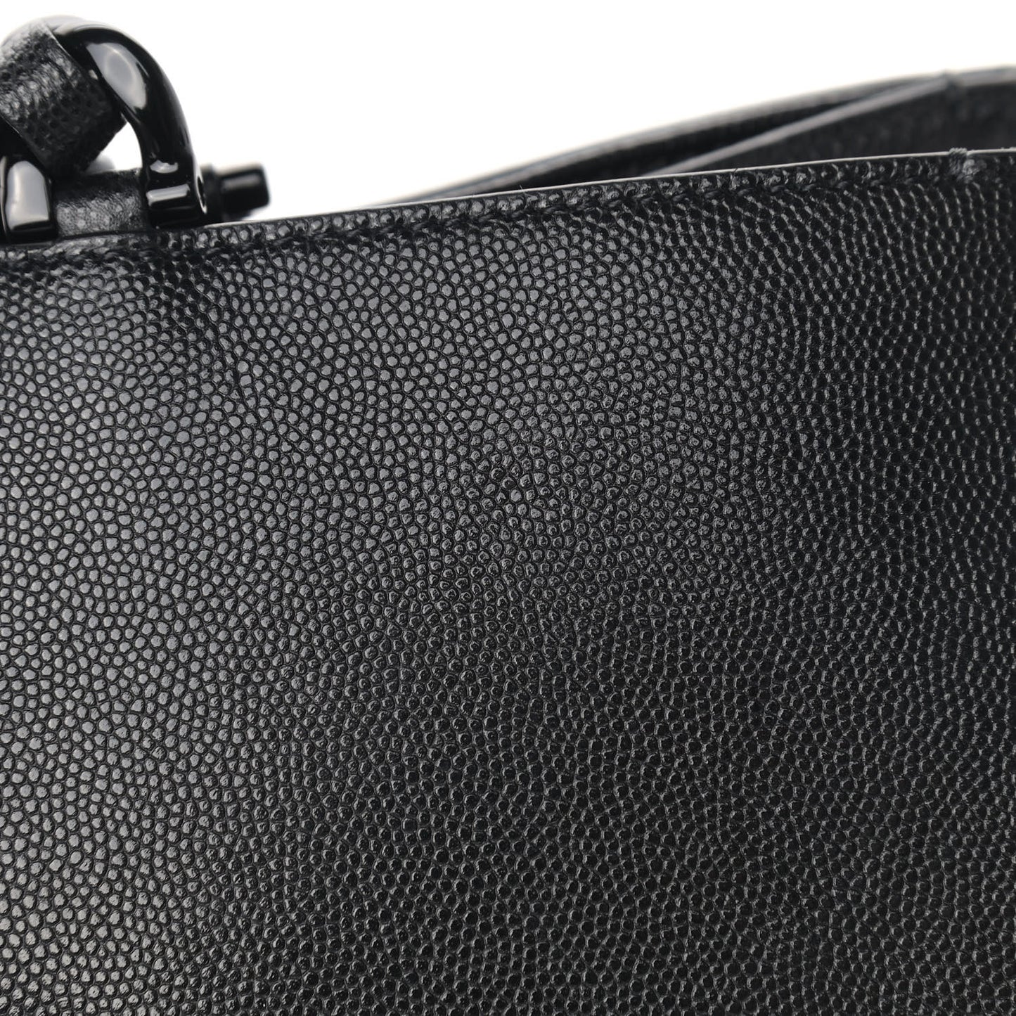 Caviar Quilted My Everything Large Shopping Tote Black