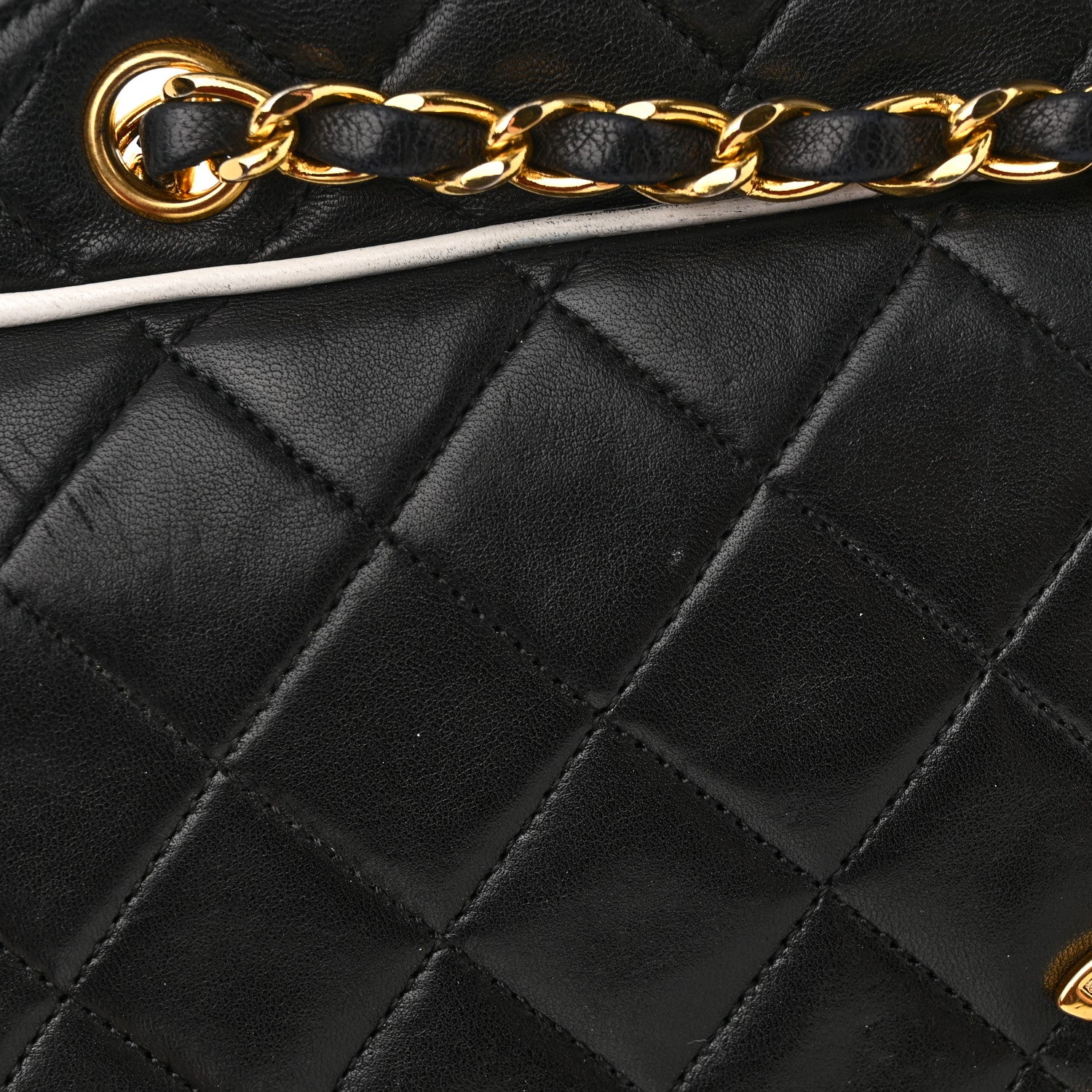 Chanel Lambskin Quilted Medium Single Flap Black 18 of 18
