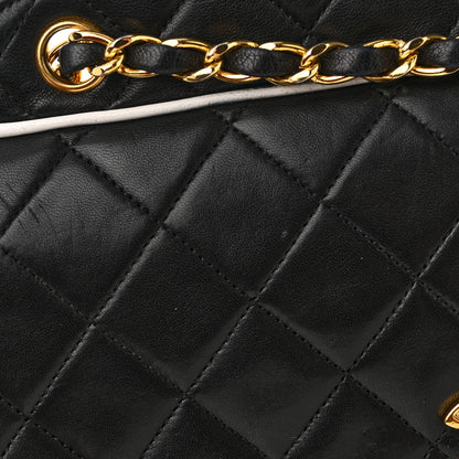 Chanel Lambskin Quilted Medium Single Flap Black 18 of 18