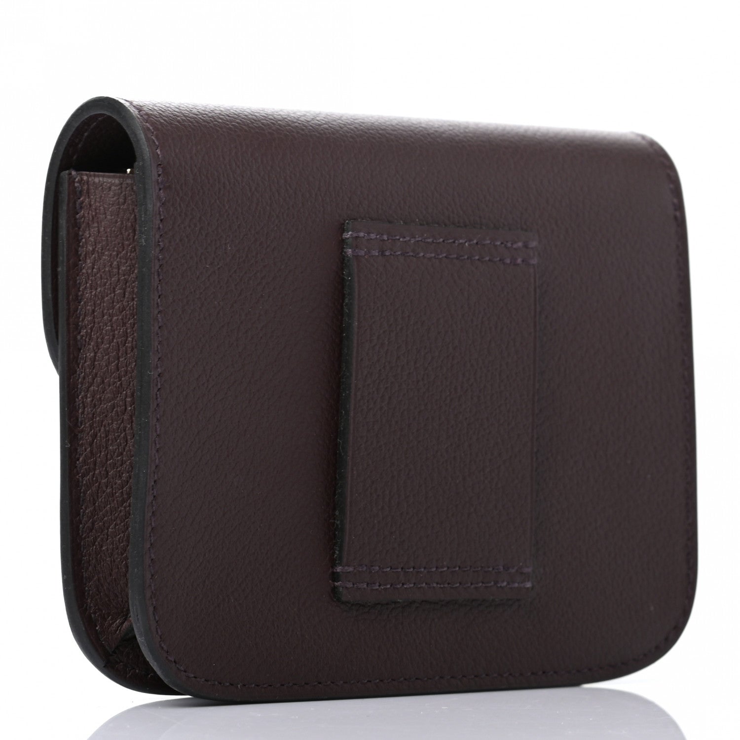 Hermes Evercolor Constance Slim Wallet Rouge Sellier 4 of 7