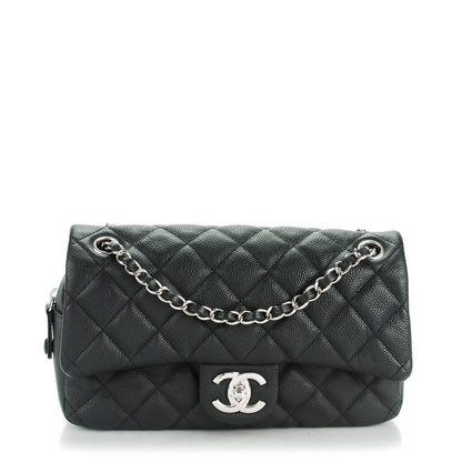 Chanel Caviar Quilted Medium Easy Flap Black 1 of 8