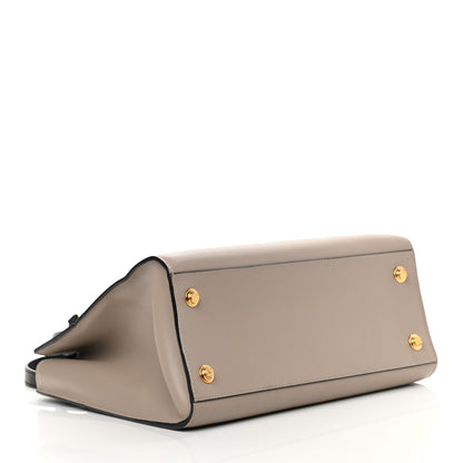 Louis Vuitton Calfskin City Steamer MM Gris Black 3 of 16