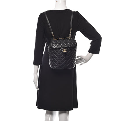Chanel Lambskin Quilted Small Urban Spirit Backpack Black 2 of 15