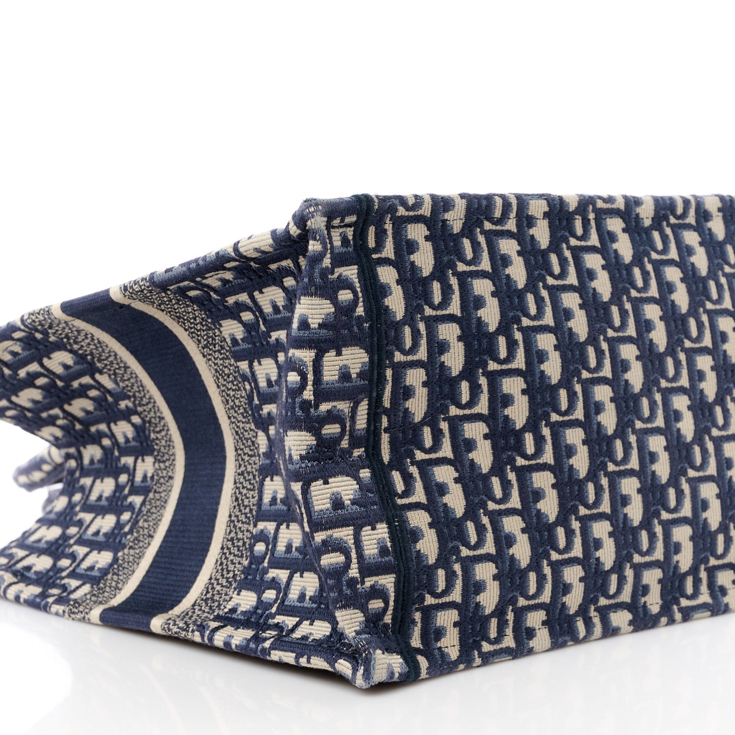Oblique Medium Book Tote Blue Multicolor