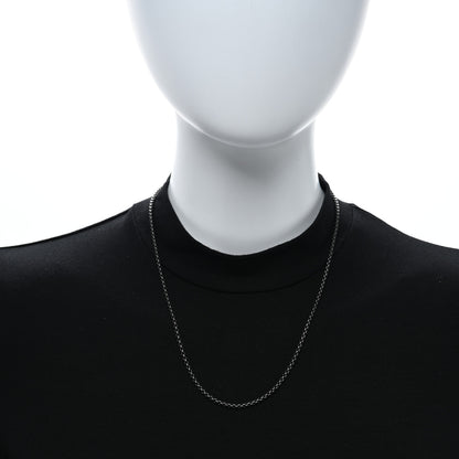 David Yurman Darkened Stainless Steel 2.7mm Box Chain Necklace 20" 2 of 4