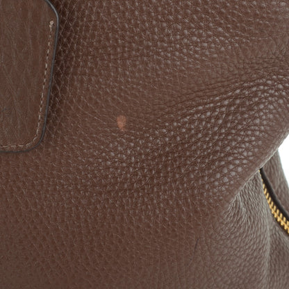 Prada Vitello Daino Side Zip Tote Bruciato 8 of 9