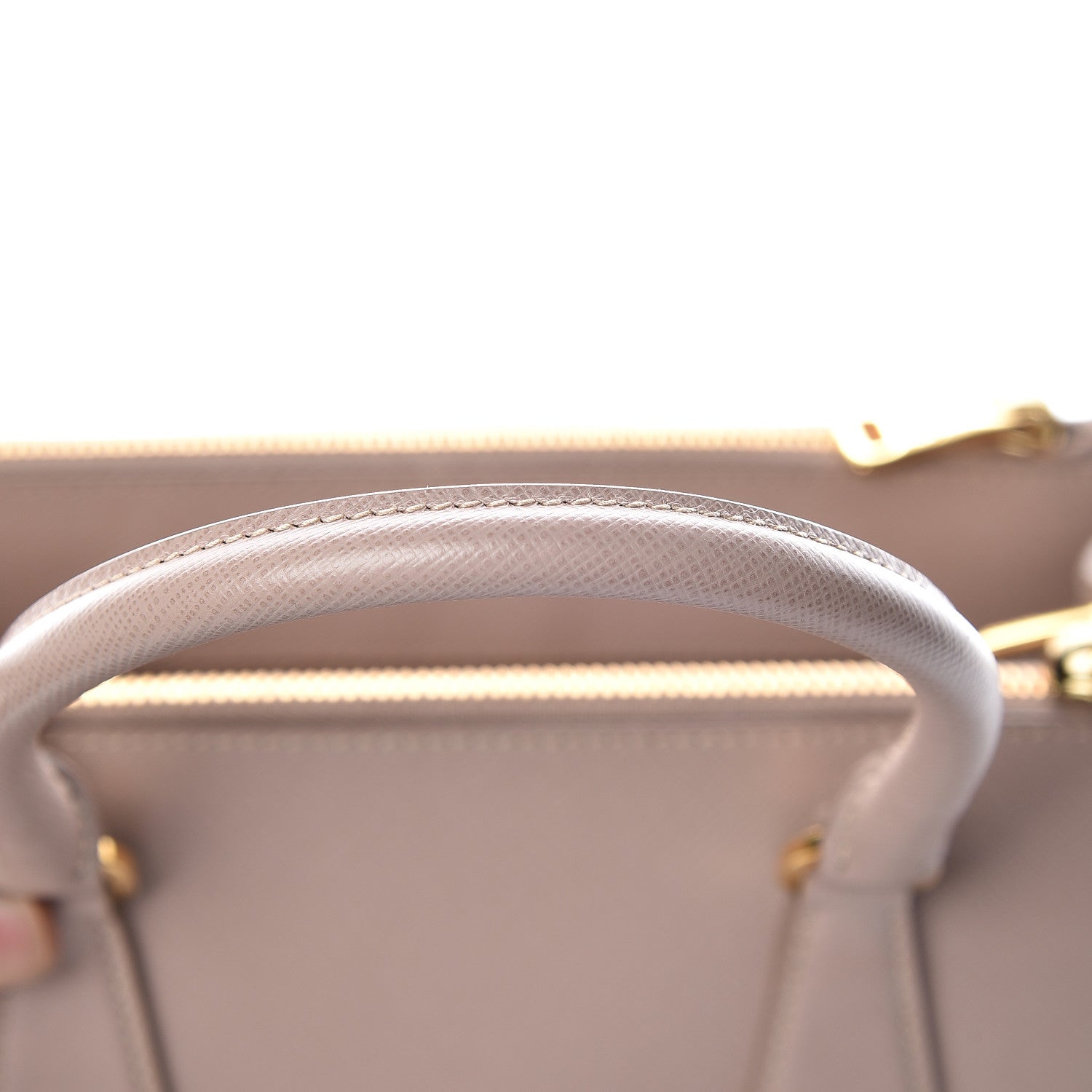 Prada Saffiano Mini Galleria Double Zip Tote Cammeo 17 of 17