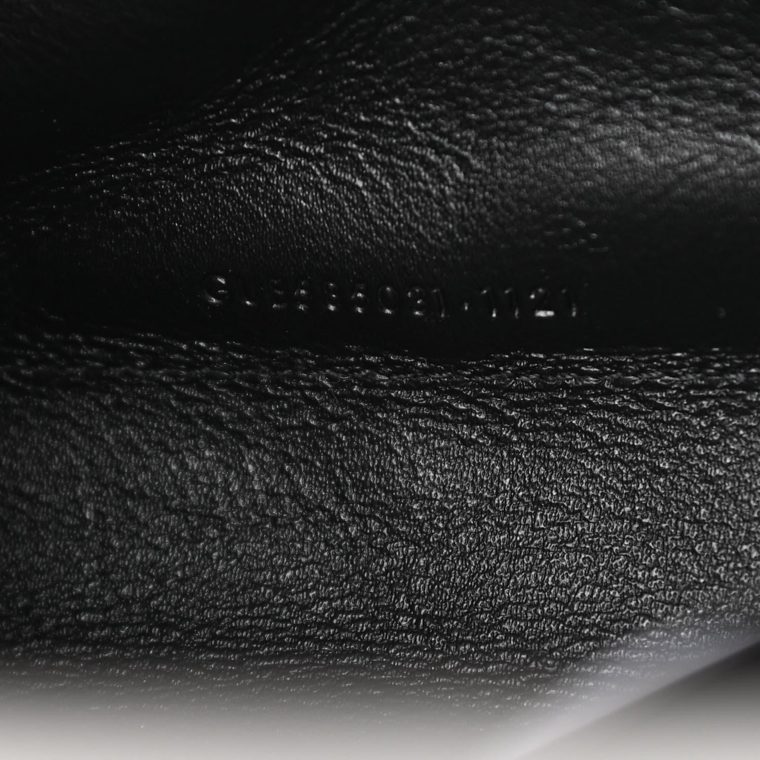 Saint Laurent Lambskin Diamond Quilted Becky Chain Wallet Black 7 of 11