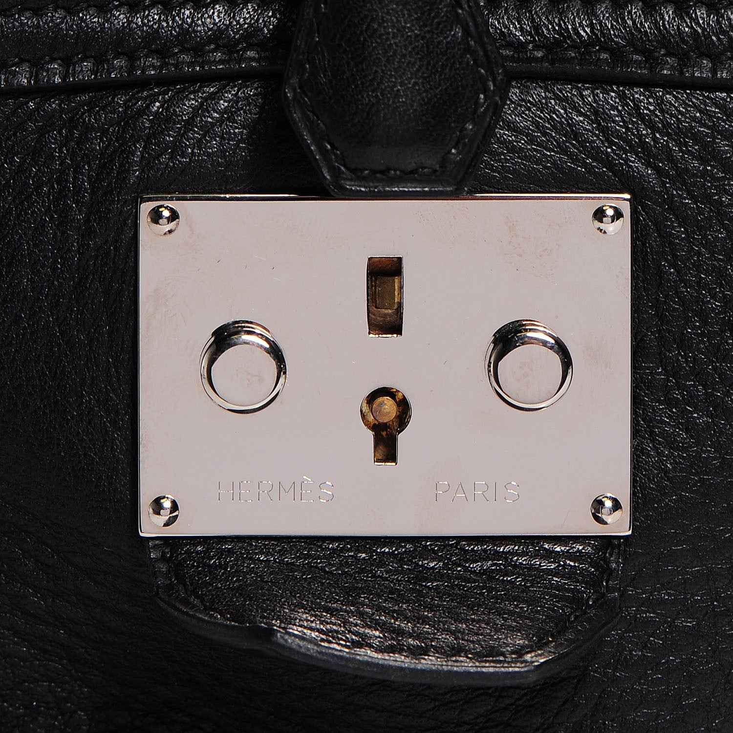 Hermes Taurillon Clemence Steve 45 Black 16 of 17