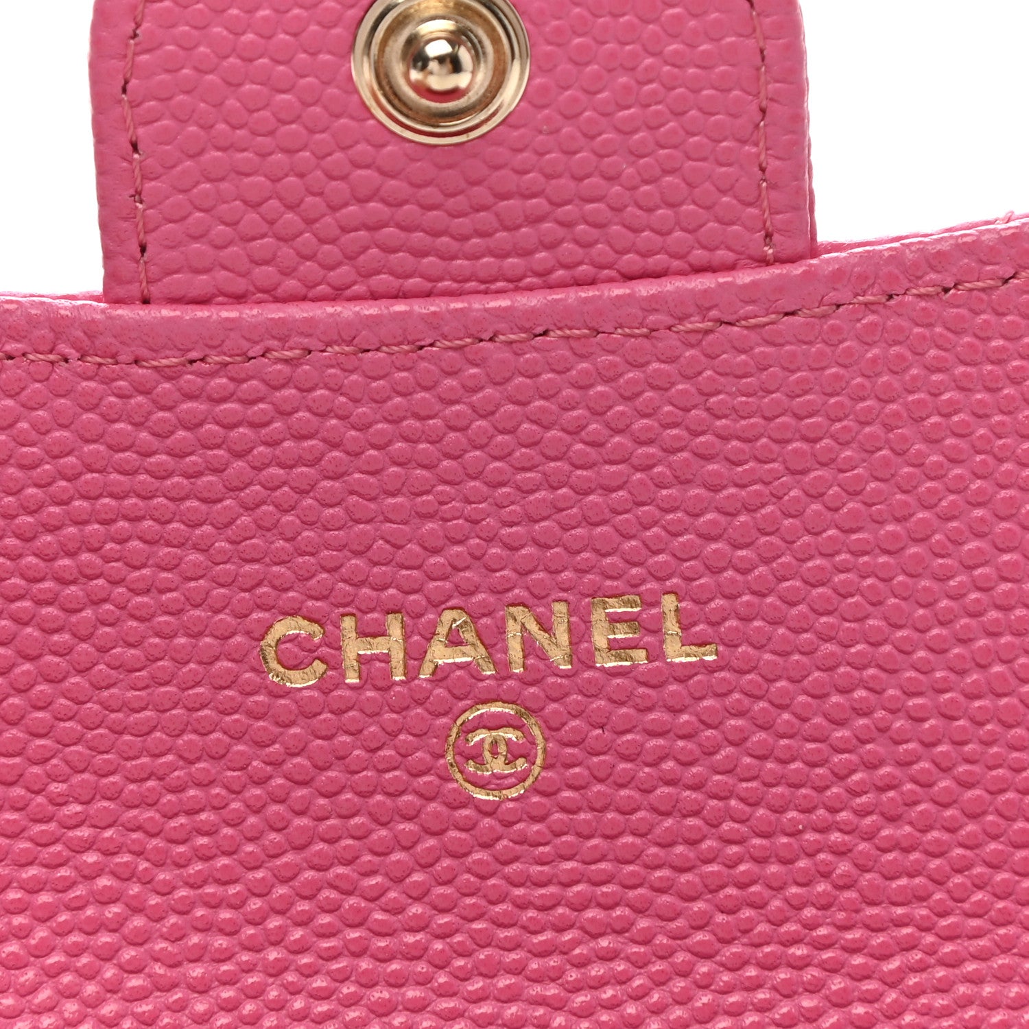 Chanel Caviar Quilted Flap Card Holder Pink 7 of 8