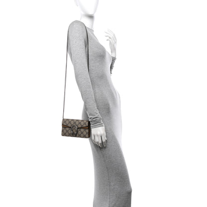 Gucci GG Supreme Monogram Super Mini Dionysus Shoulder Bag Taupe 2 of 10