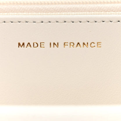 Chanel Caviar Quilted Enamel Coco Casino Wallet On Chain WOC White 6 of 12