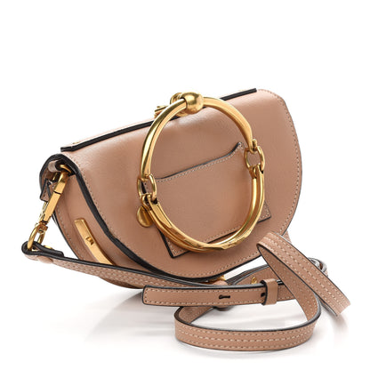 Chloe Calfskin Small Nile Bracelet Minaudiere Bag Biscotti Beige 3 of 8