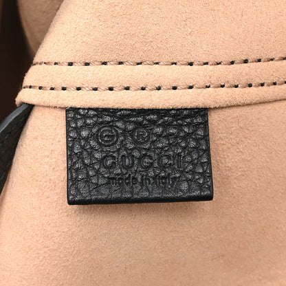 Gucci Grained Calfskin Small Dahlia Tote Black 7 of 11