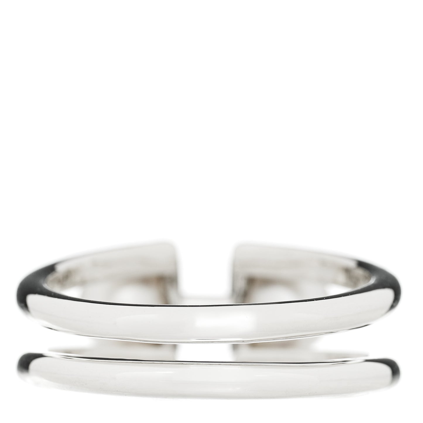 Sterling Silver Pearl HardWear Double Pearl Ring 57 8