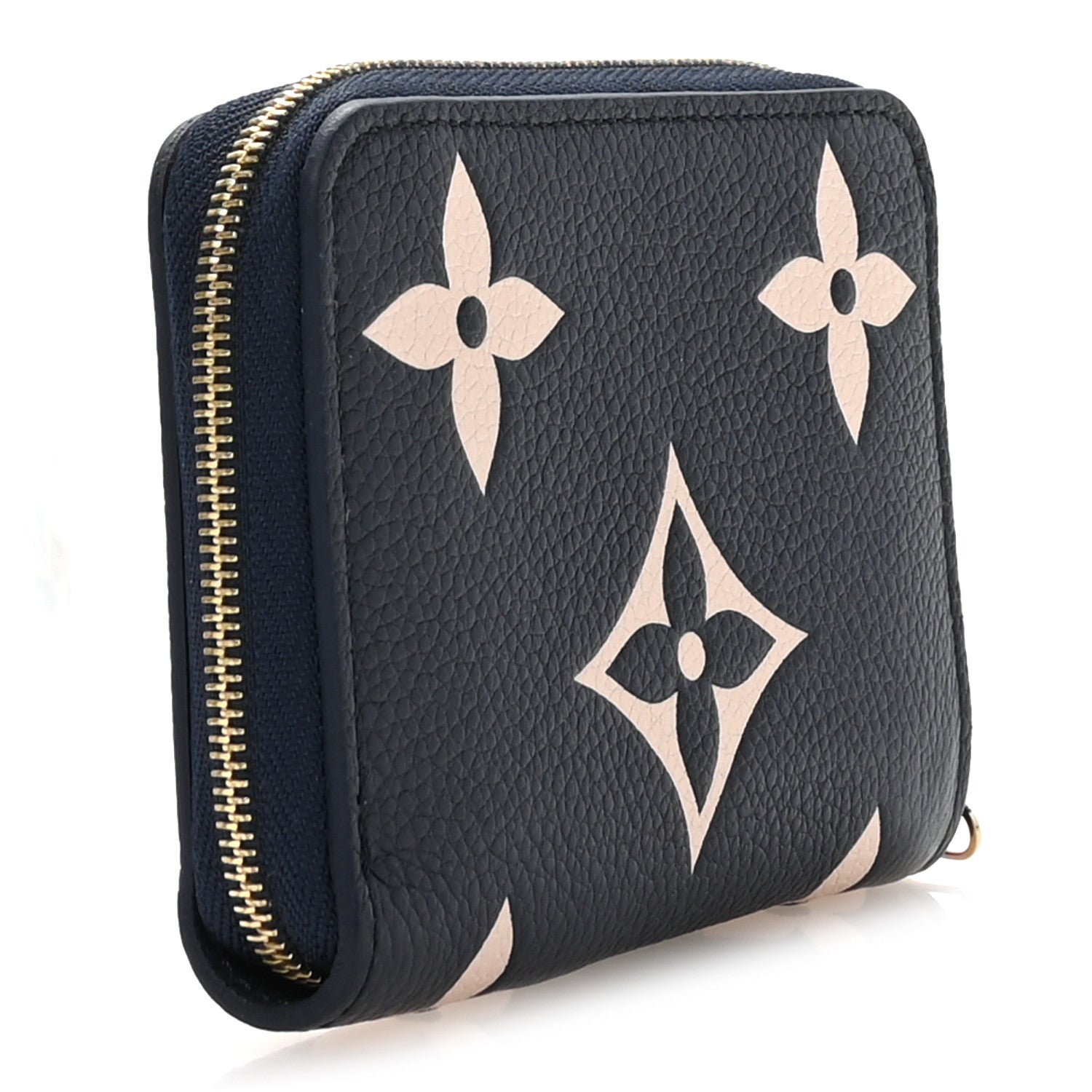 Louis Vuitton Empreinte Monogram Giant Zippy Coin Purse Navy Creme