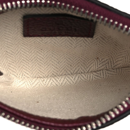 Gucci Pebbled Calfskin Mini B Shoulder Bag Red 5 of 11