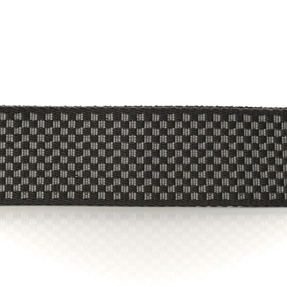 Fendi Ribbon Vitello King Logo Embossed Gingham Woven Adjustable Strap You Moon Ghiaia 4 of 7