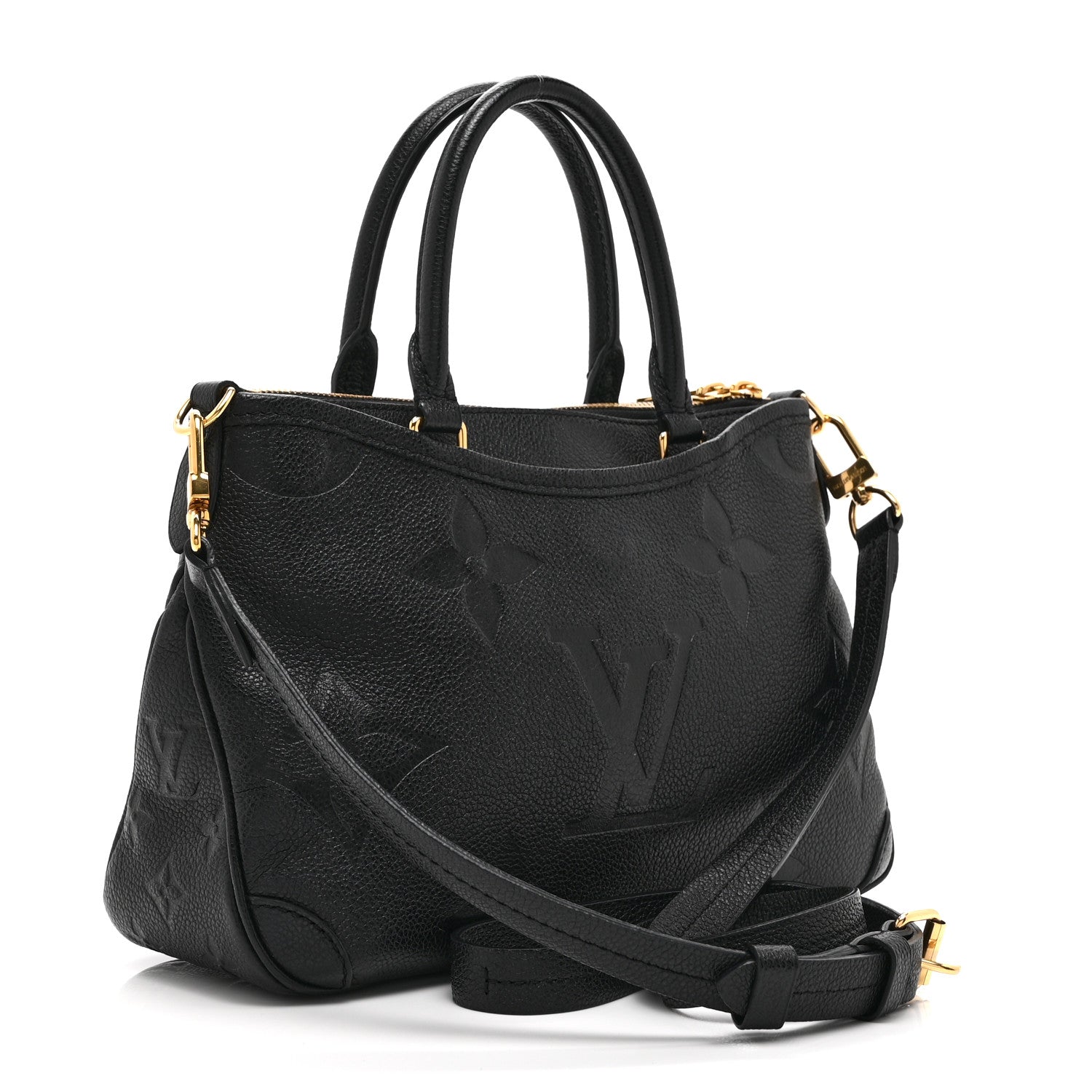 Louis Vuitton Empreinte Monogram Giant Trianon PM Black 3 of 10