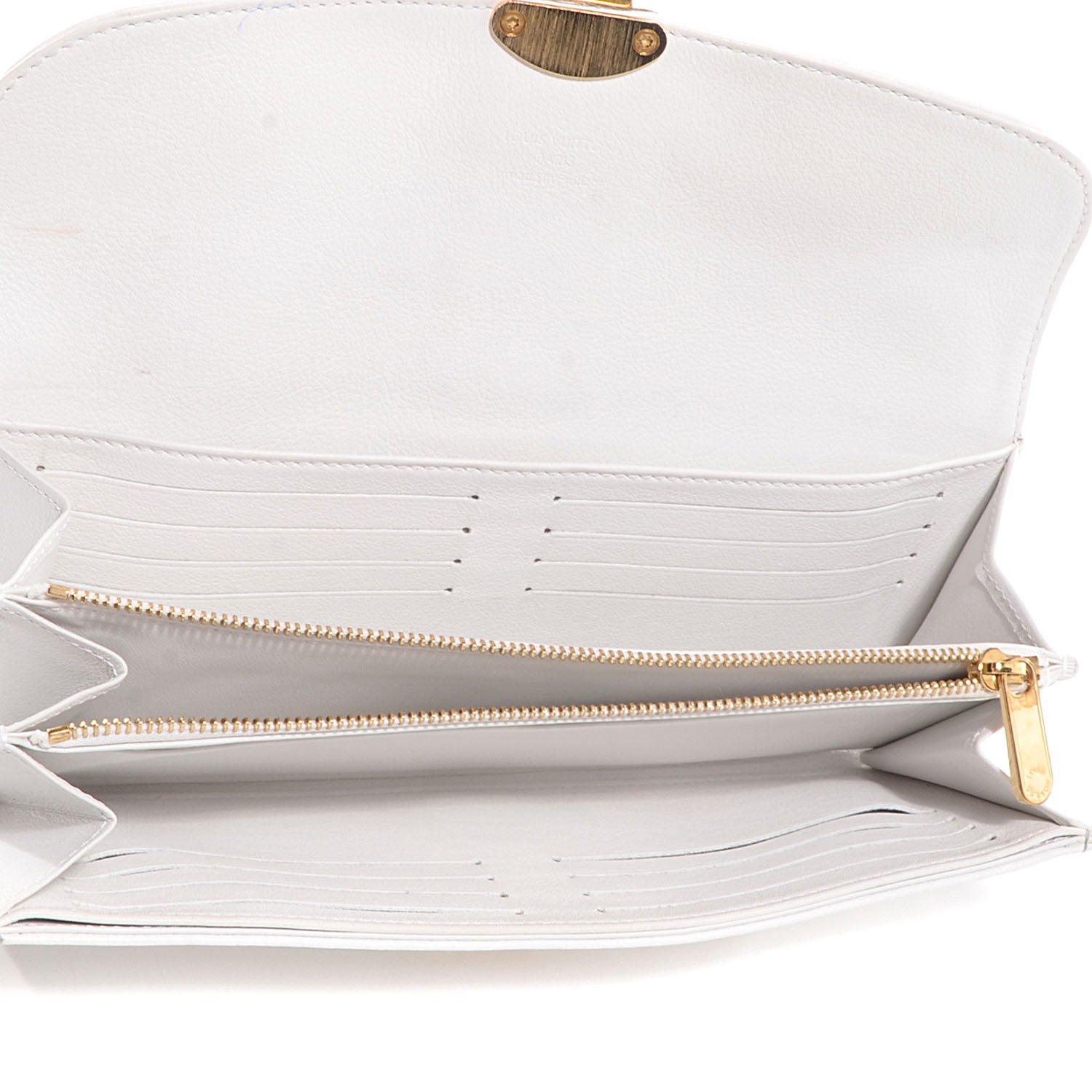 Louis Vuitton Mahina Clutch Wallet White 5 of 7