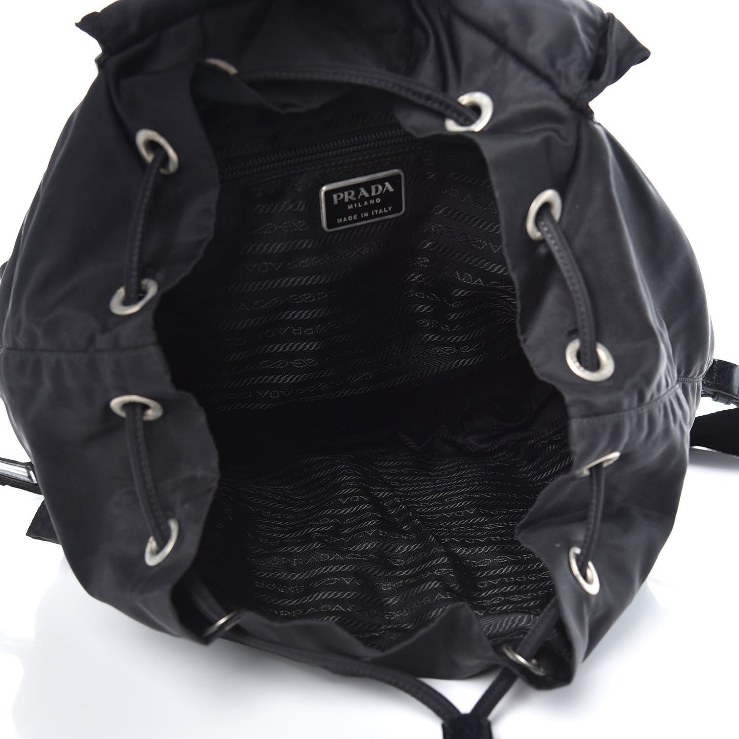 Nylon Vela Medium Backpack Black