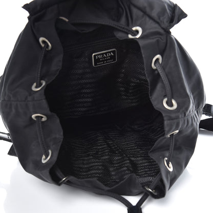 Prada Nylon Vela Medium Backpack Black 5 of 11