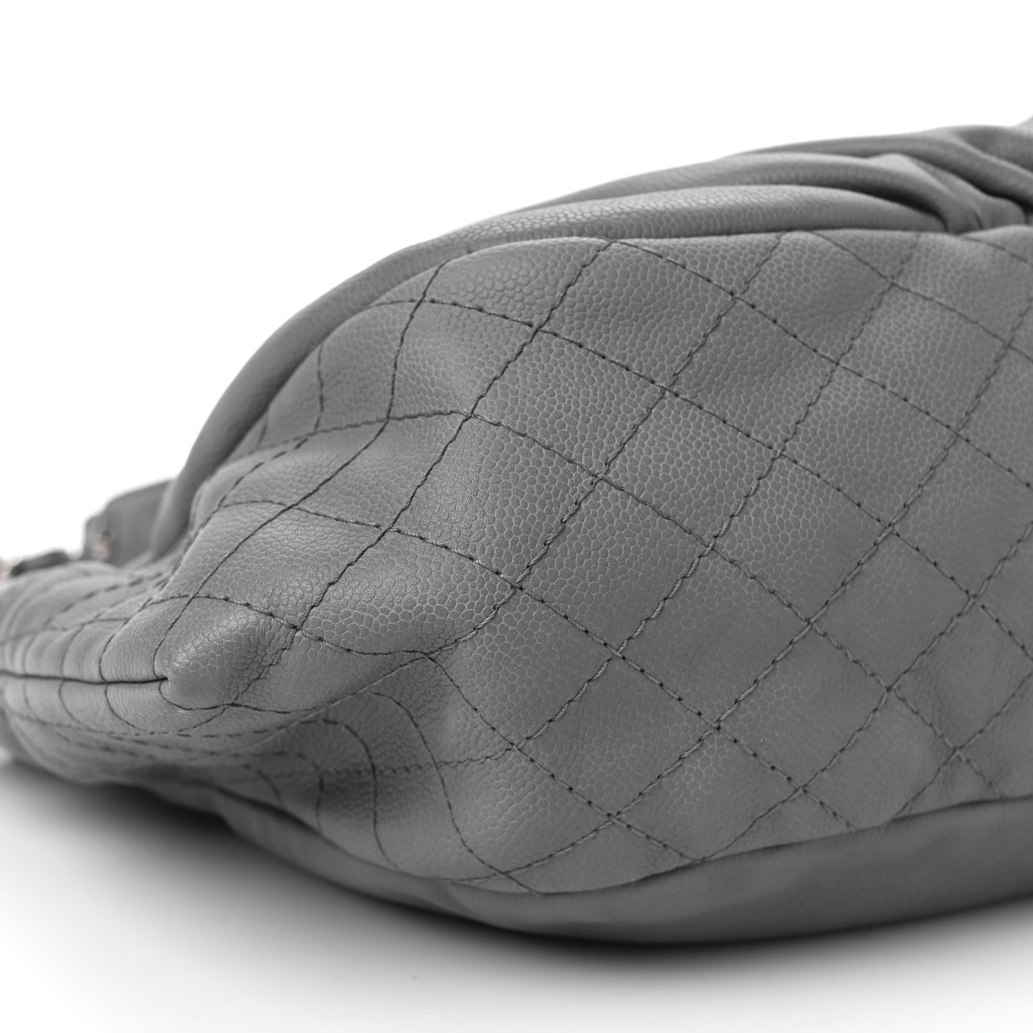 Chanel Caviar CC Timeless Shoulder Bag Grey 9 of 11