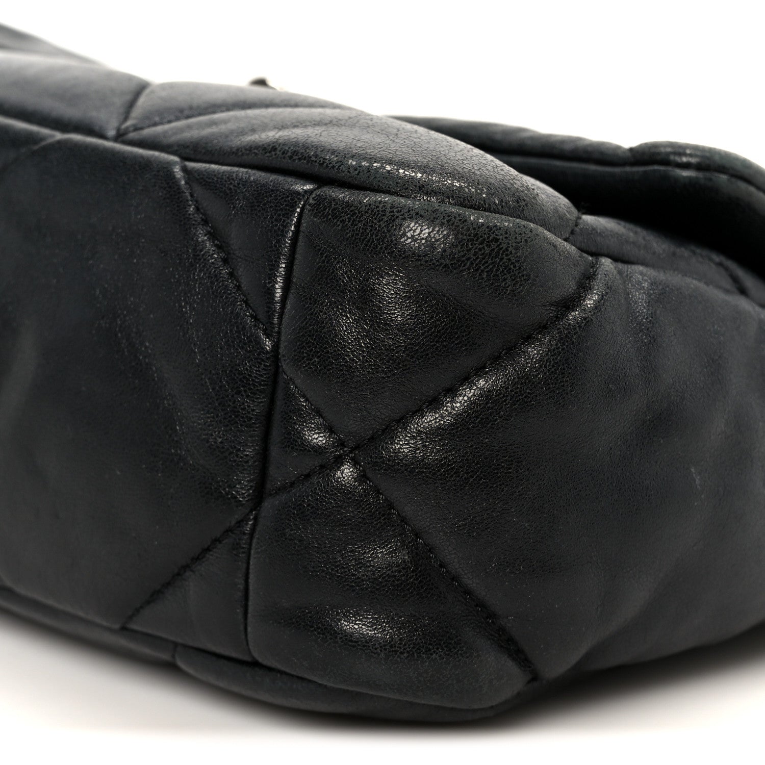 Chanel Lambskin Quilted Medium Chanel 19 Flap Black 10 of 10