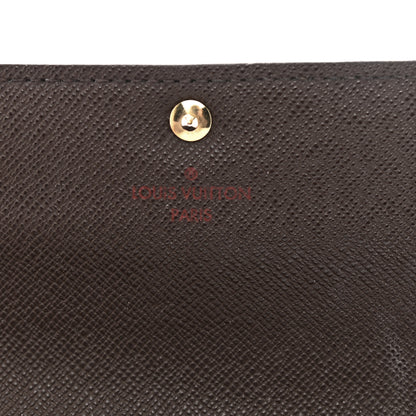 Louis Vuitton Damier Ebene Sarah Wallet 6 of 11