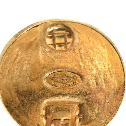 Chanel CC Clip On Earrings Gold 4 of 5