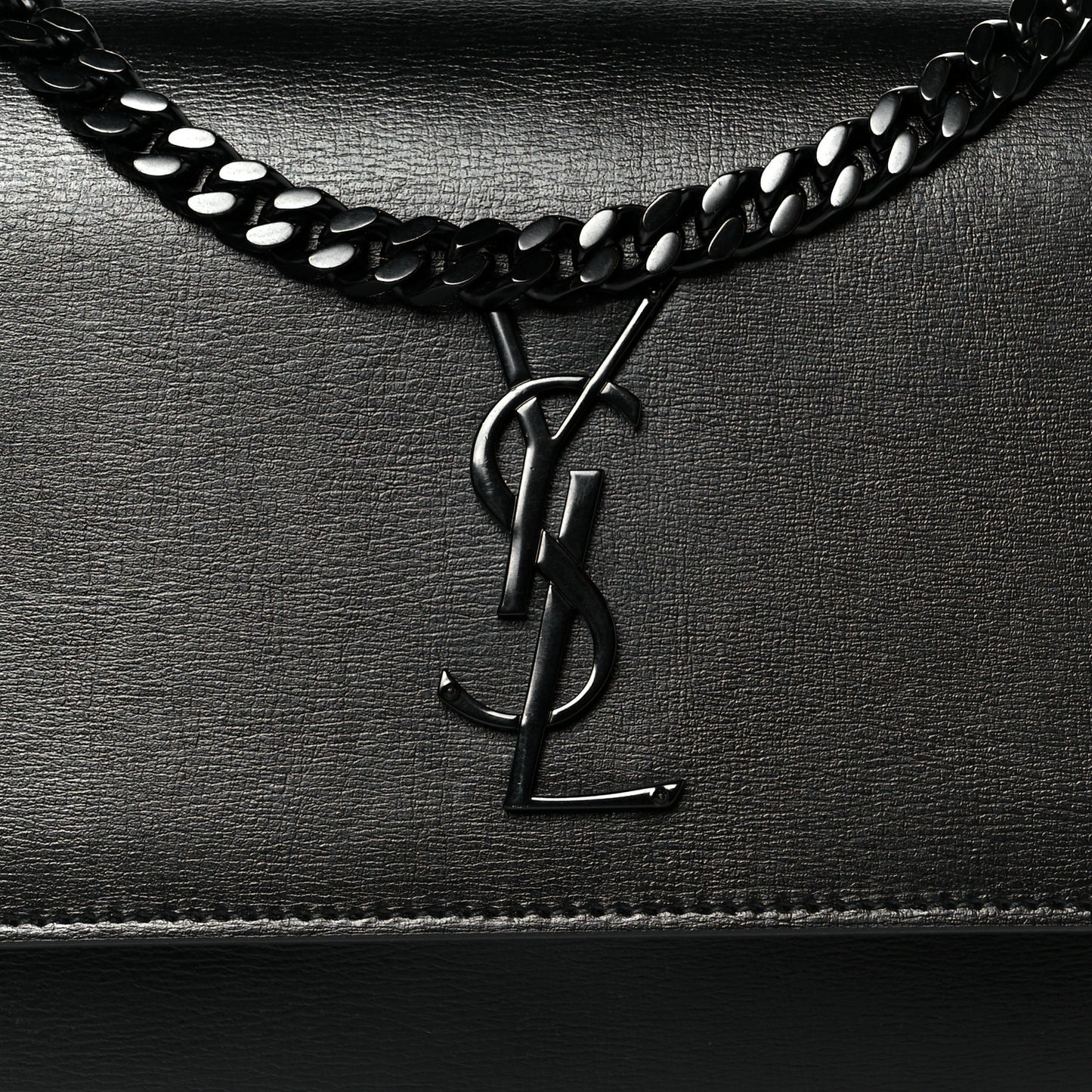 Calfskin Medium Monogram Monochrome Sunset Black