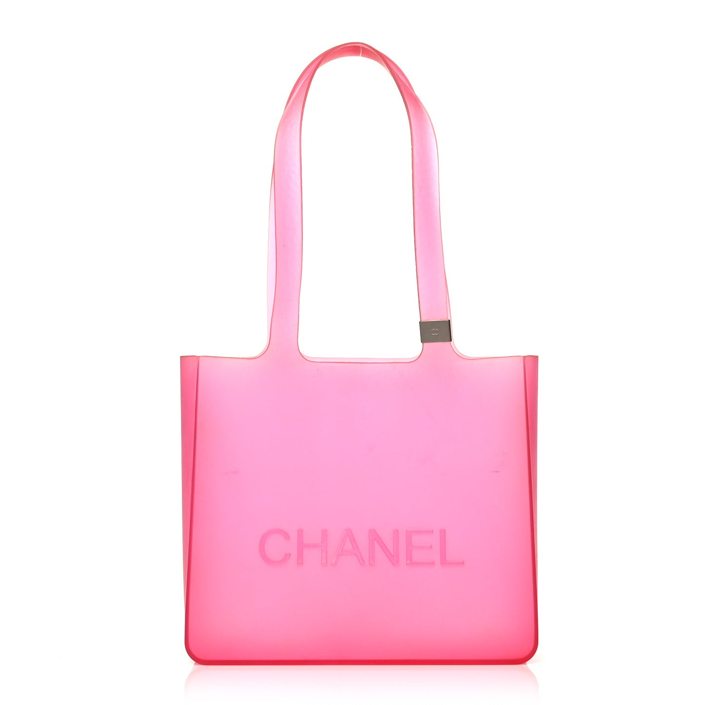 Jelly Rubber Tote Pink