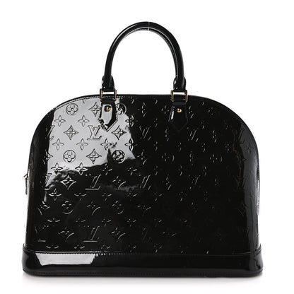 Louis Vuitton Vernis Alma GM Noir Magnetique 1 of 10