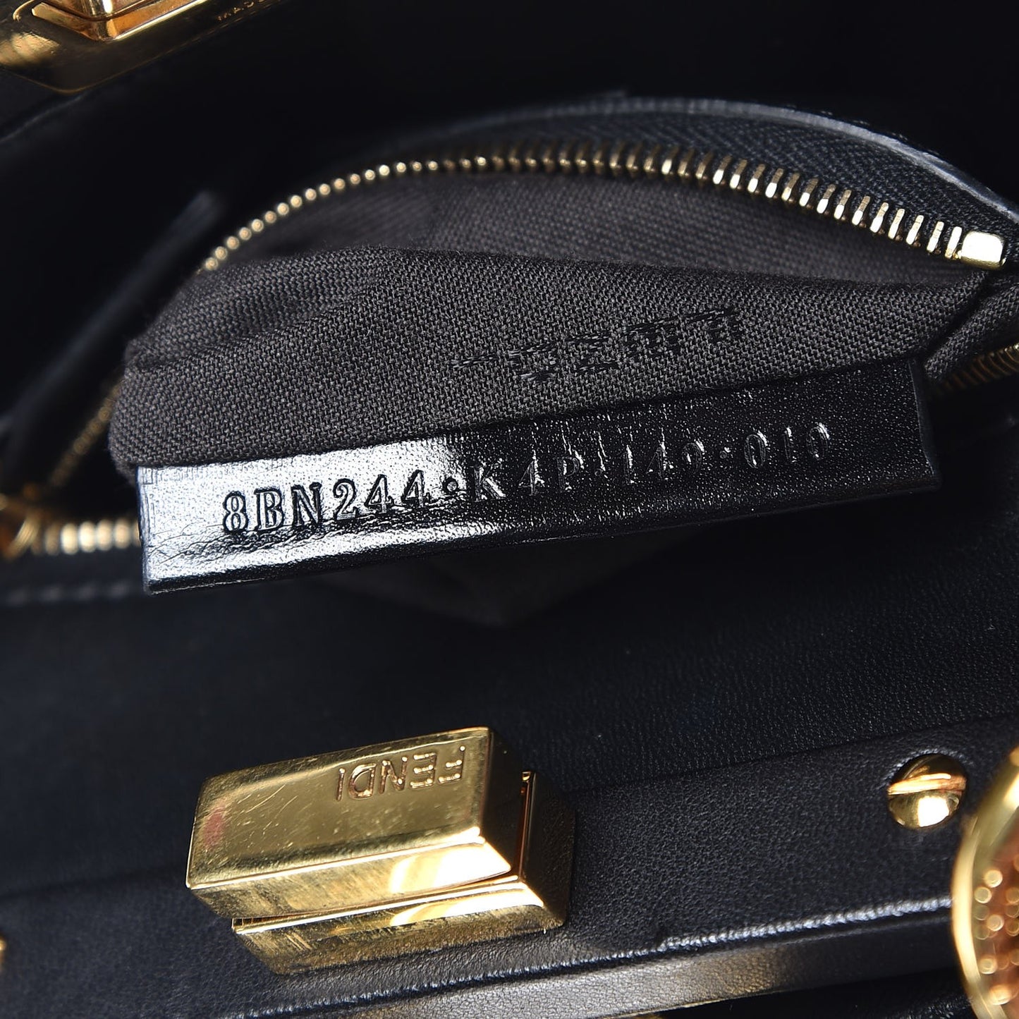 Nappa Mini Peekaboo Iconic Satchel Black