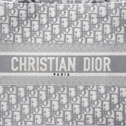 Christian Dior Oblique Medium Book Tote Grey 10 of 10